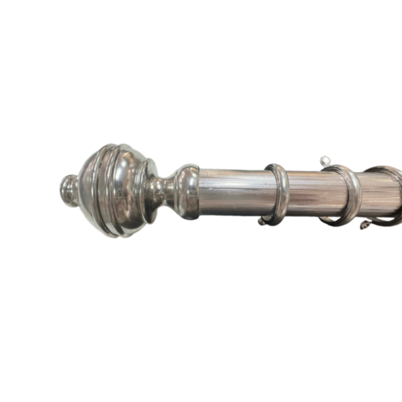 Silver Sticker Curtain Rod