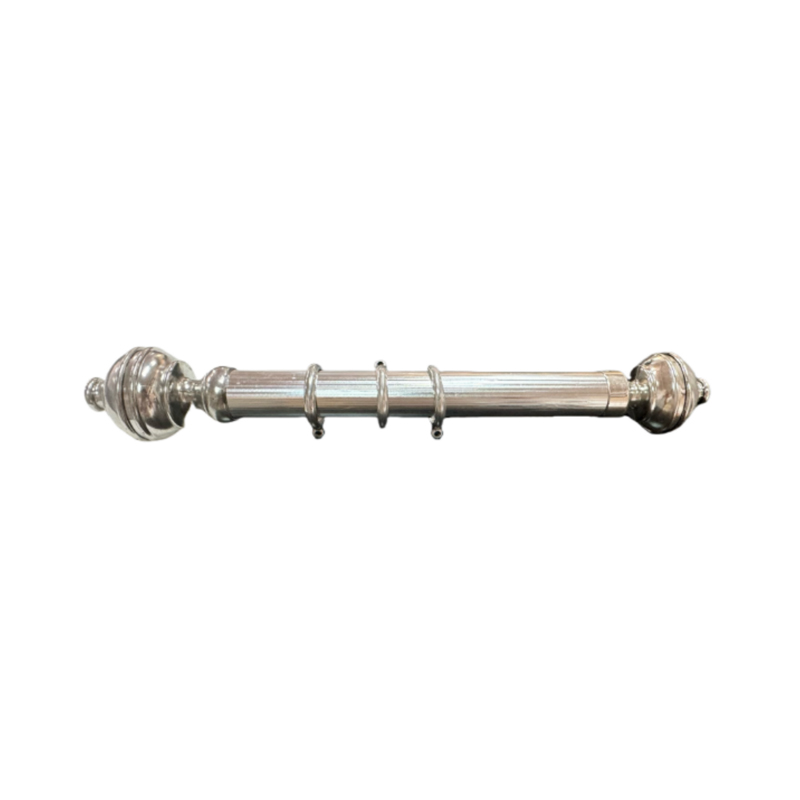 Silver Sticker Curtain Rod