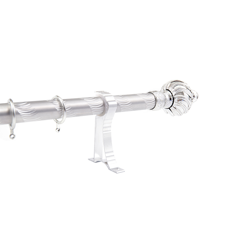 Single Crescent Aluminum Curtain Rod