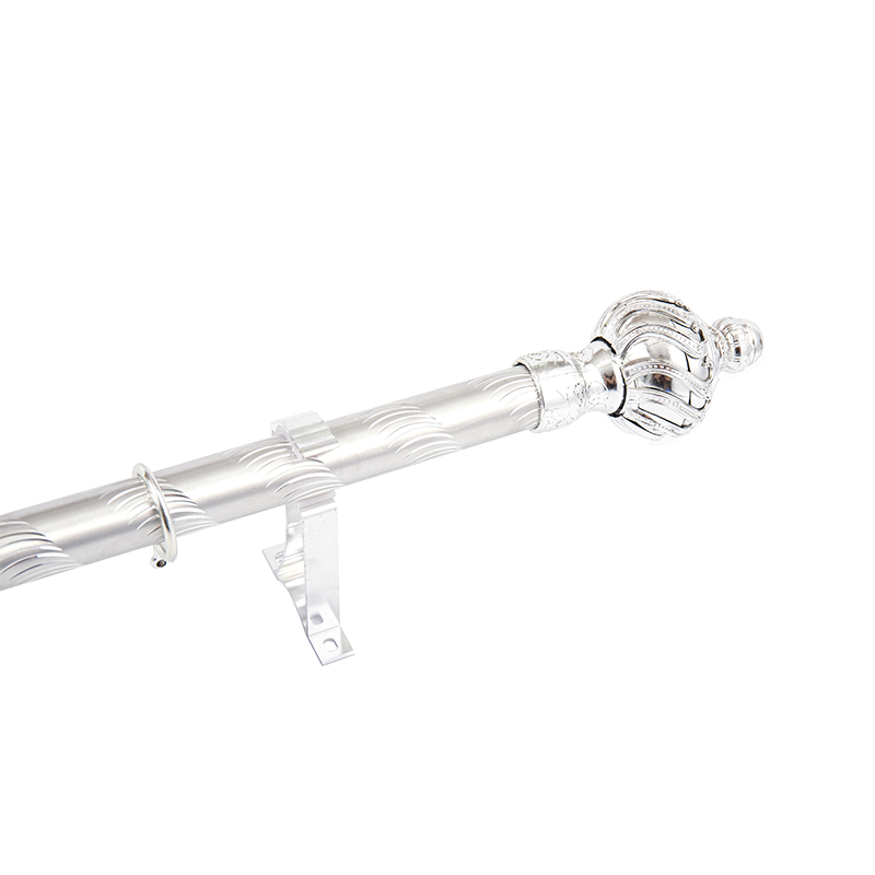 Single Crescent Aluminum Curtain Rod
