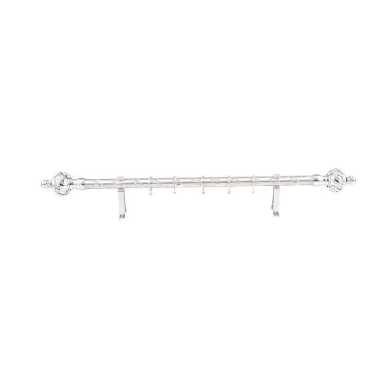 Single Crescent Aluminum Curtain Rod