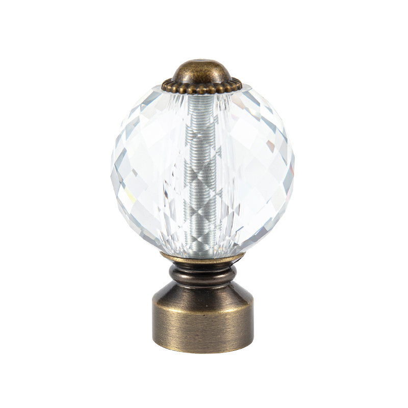  Crystal Curtain Finial