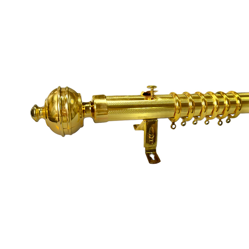  Gold Sticker Curtain Rod