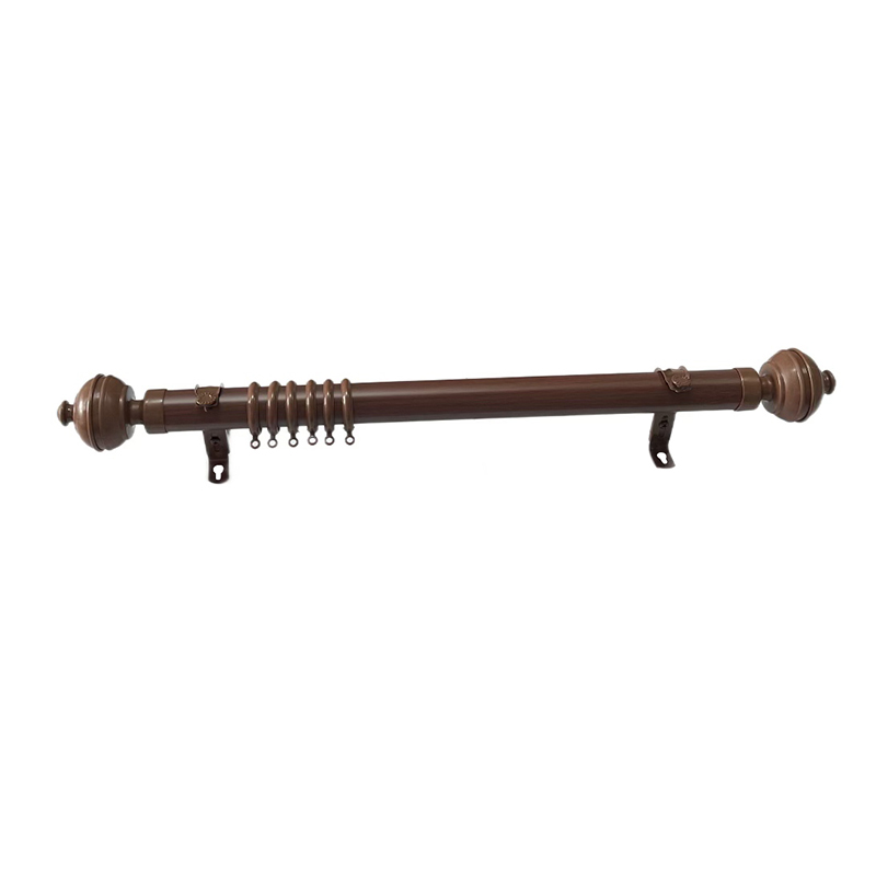 Wood Grain Sticker Curtain Rod