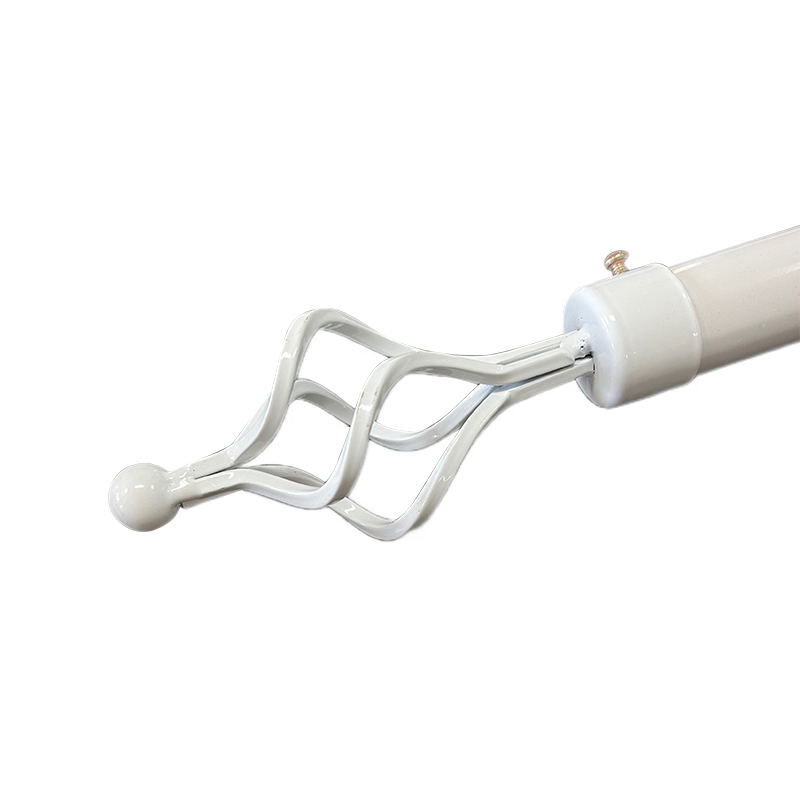 Smooth Finish Telescoping Iron Curtain Rod